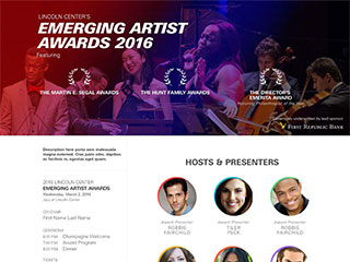 Lincoln Center Emerging Artists