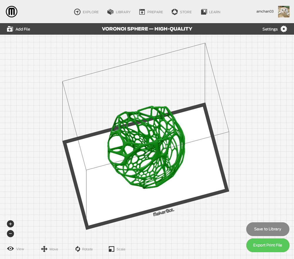 MakerBot 3D Desktop Software